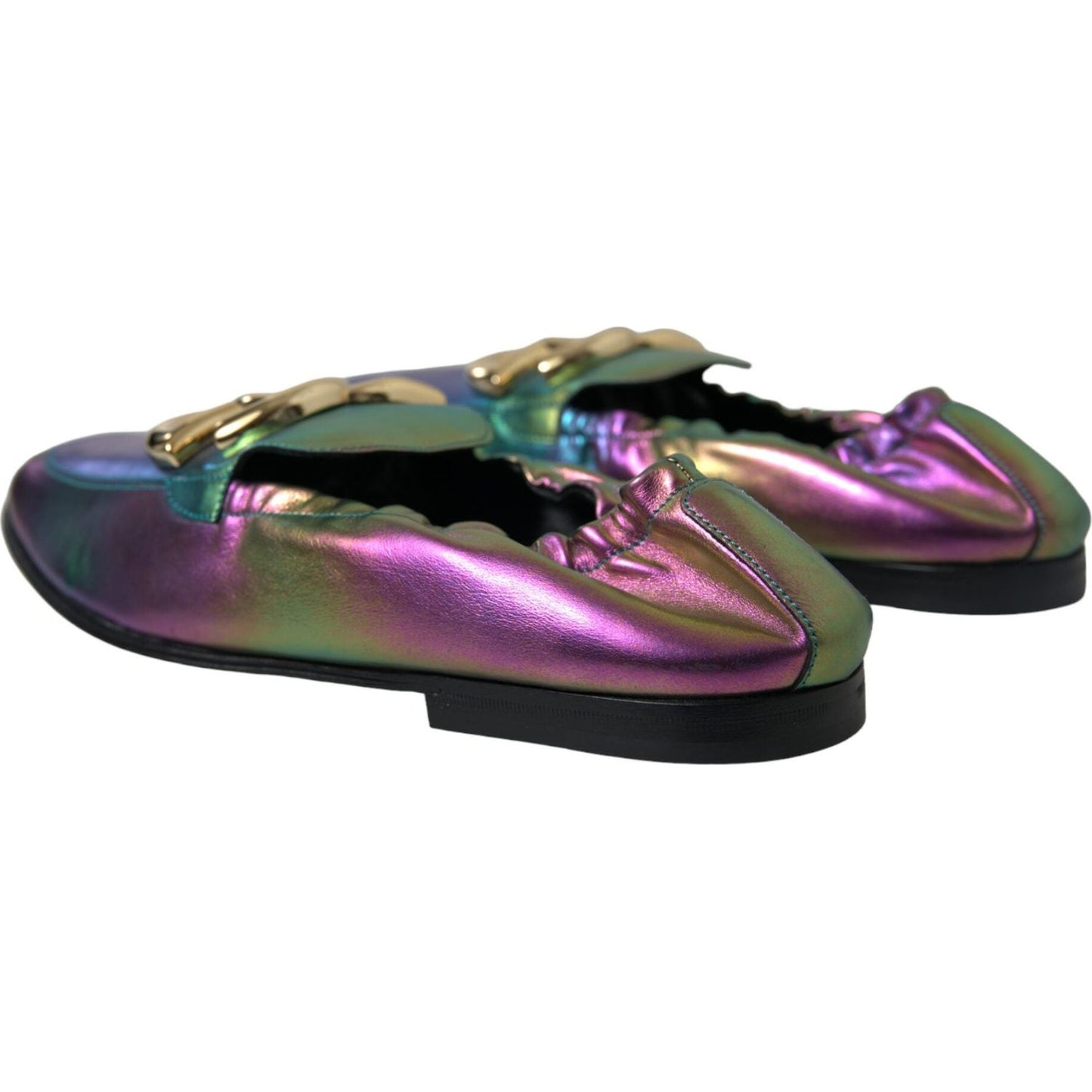 Dolce & Gabbana Elegant Iridescent Loafers for Gents Dolce & Gabbana