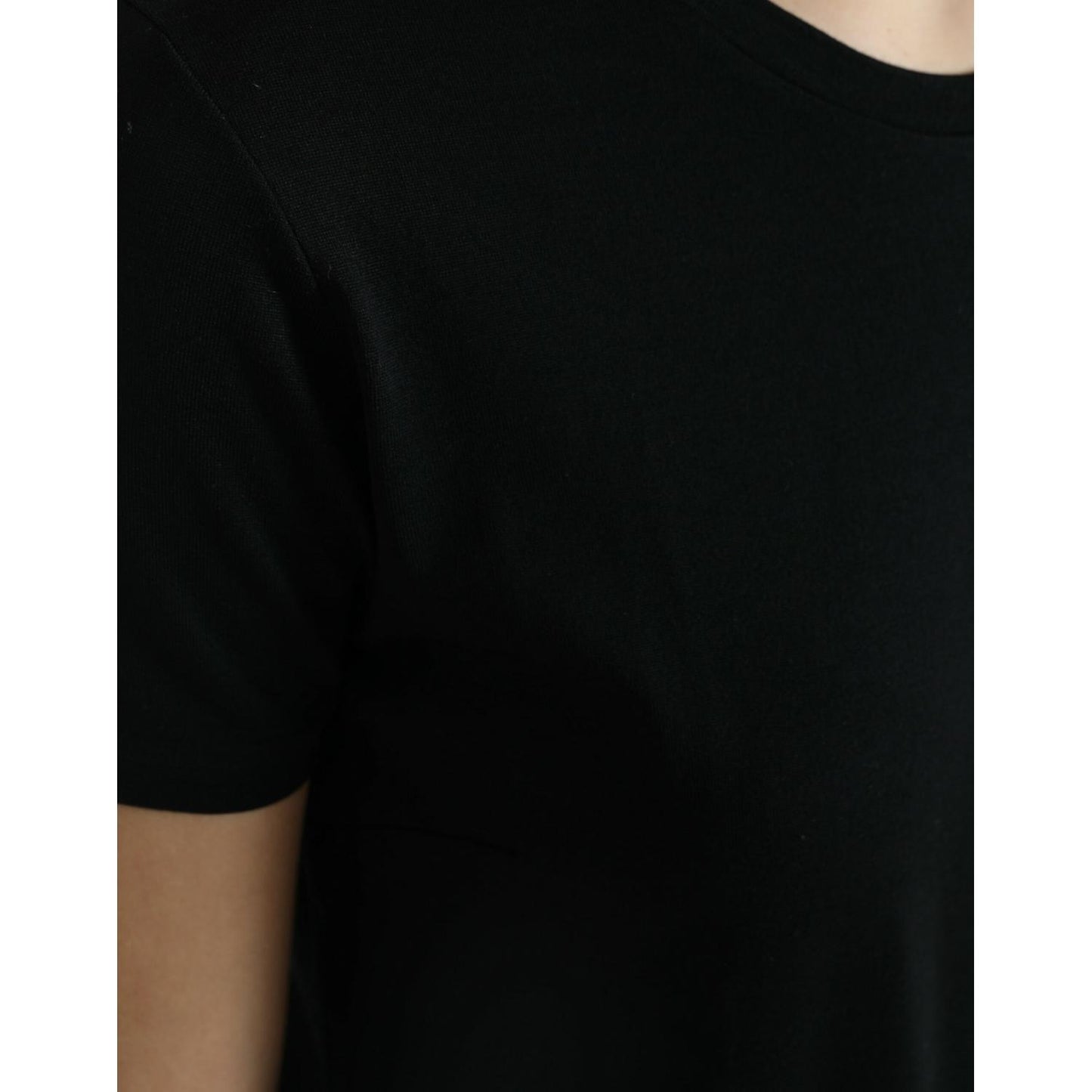 Dolce & Gabbana Elegant Wool Crew Neck Tee Dolce & Gabbana