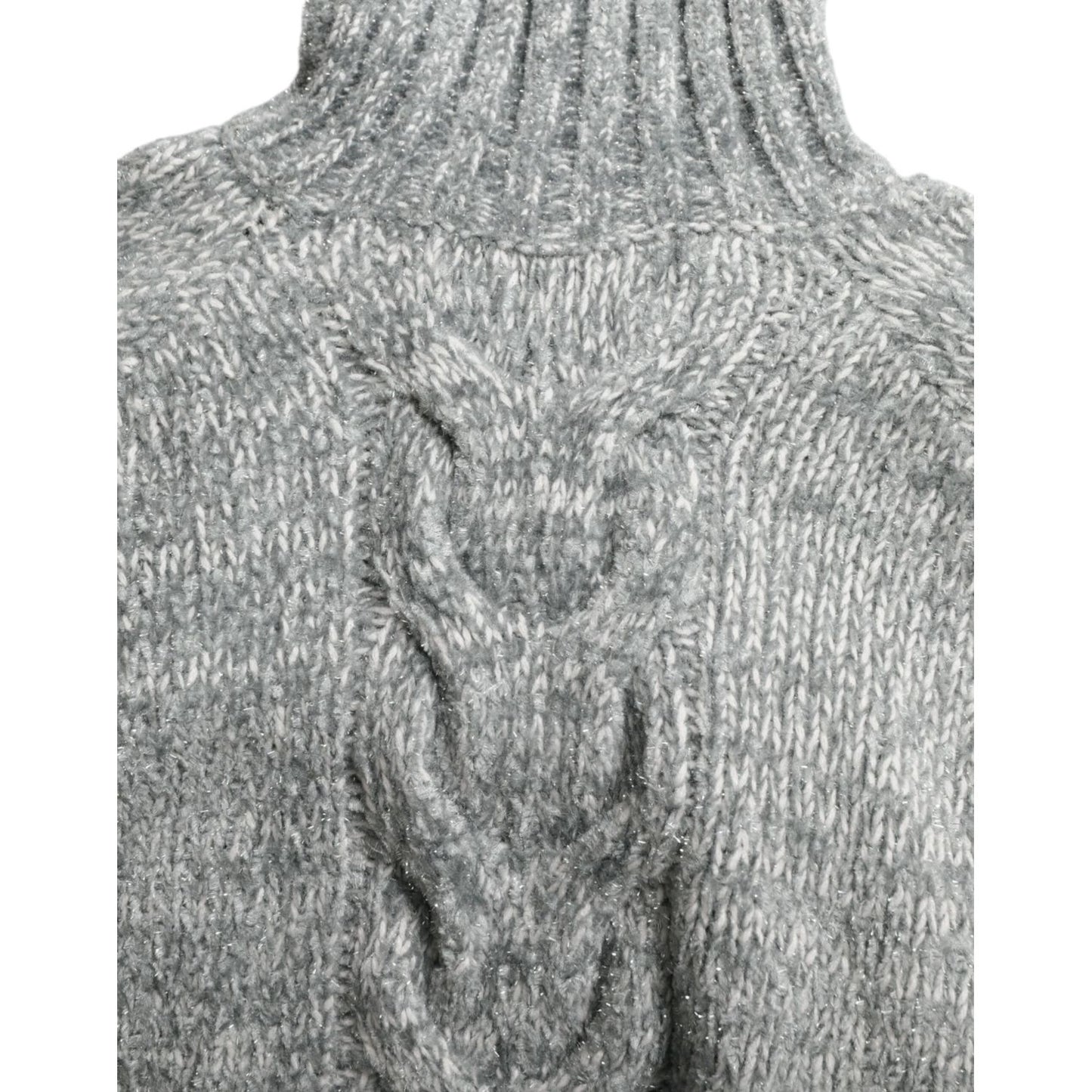 Dolce & Gabbana Elegant Gray Cashmere Blend Turtleneck Pullover Dolce & Gabbana