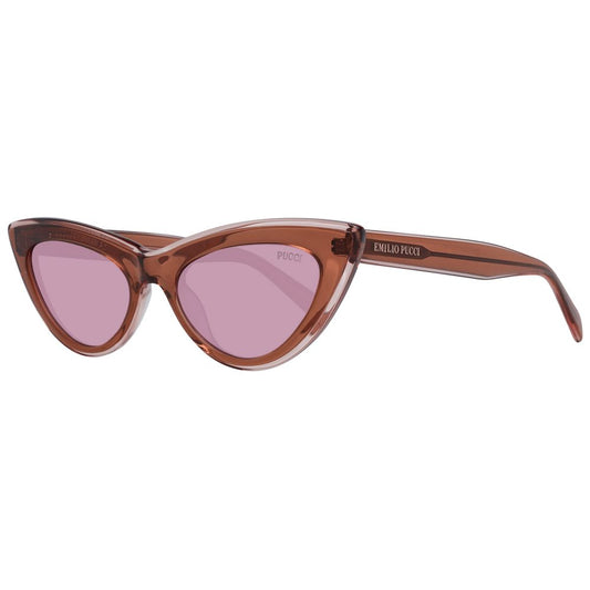 Emilio Pucci Brown Plastic Sunglasses Emilio Pucci