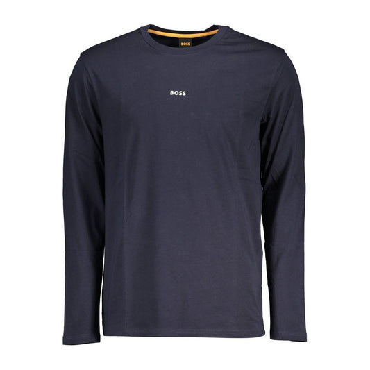 Hugo Boss Blue Organic Cotton Men T-Shirt