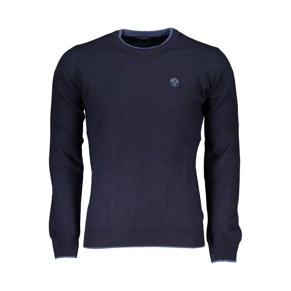 North Sails Blue Polyamide Men Sweater North Sails