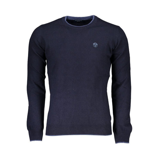 North Sails Blue Polyamide Men Sweater