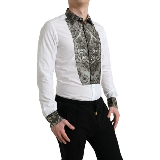 Dolce & Gabbana Elegant Slim Fit French Cuff Dress Shirt Dolce & Gabbana