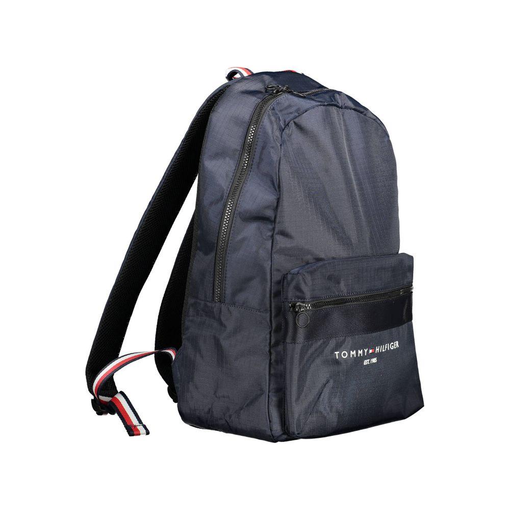 Tommy Hilfiger Blue Polyester Men Backpack Tommy Hilfiger