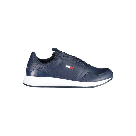 Tommy Hilfiger Blue Polyethylene Men Sneaker