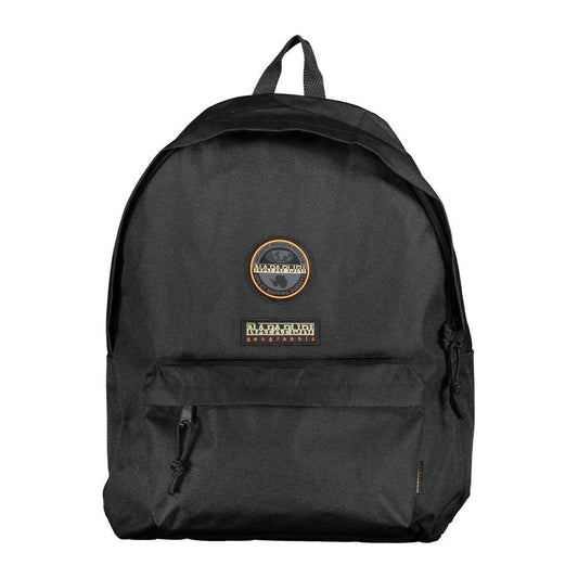 Napapijri Black Cotton Men Backpack Napapijri