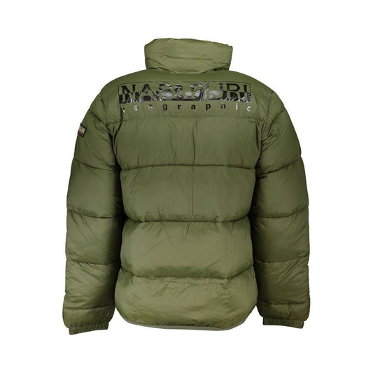 Napapijri Green Polyamide Men Jacket Napapijri