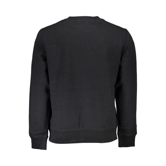 Napapijri Black Cotton Men Sweater Napapijri