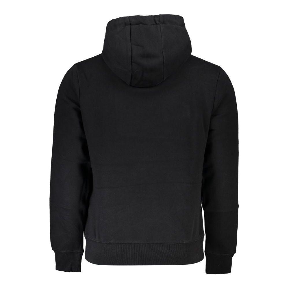 Napapijri Black Cotton Men Sweater Napapijri