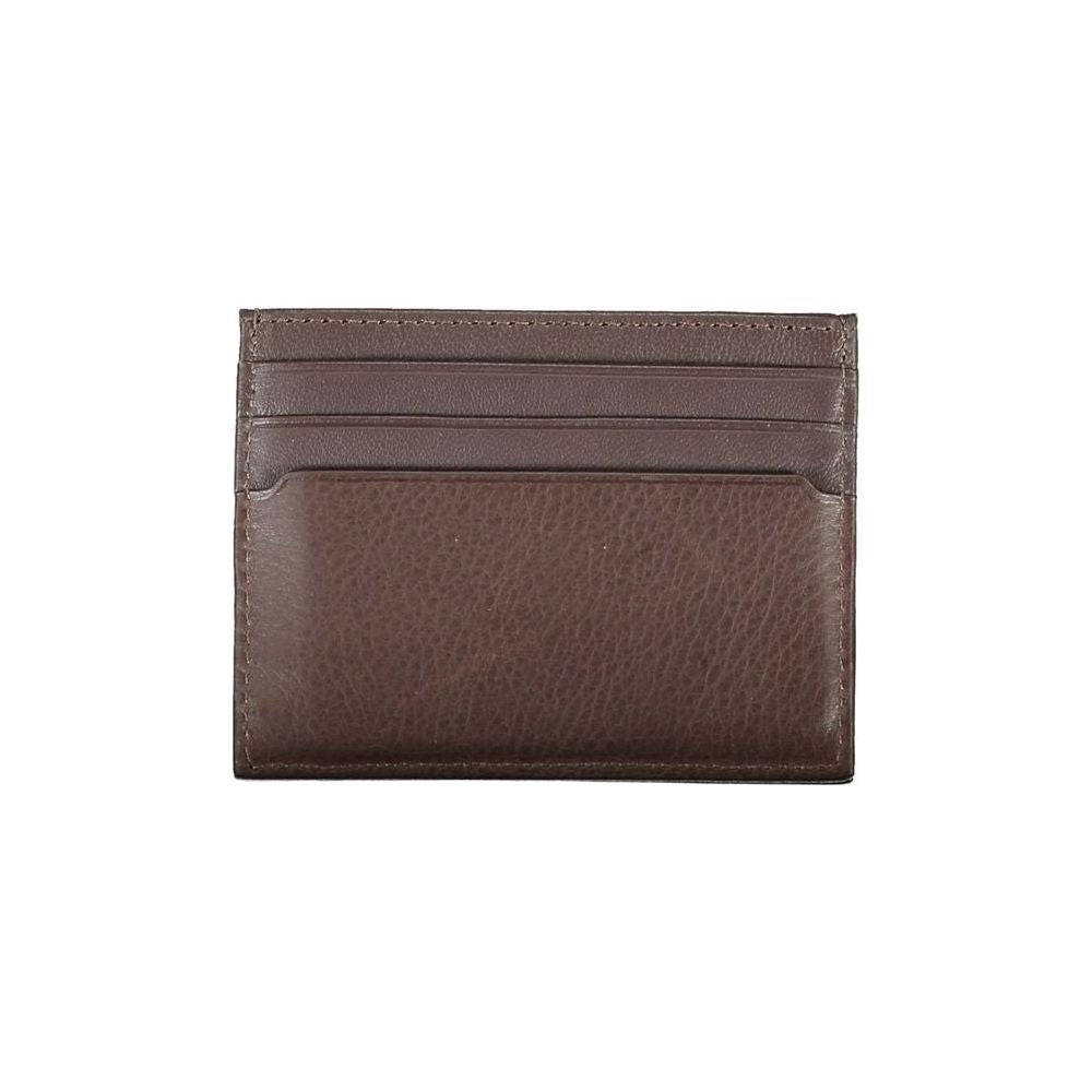 Tommy Hilfiger Brown Leather Men Wallet Tommy Hilfiger