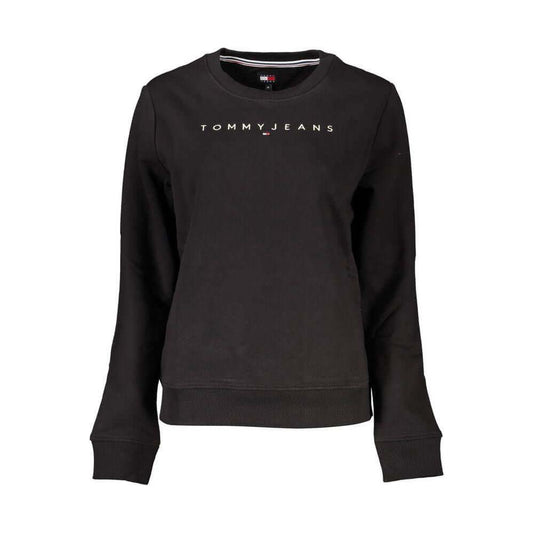 Tommy Hilfiger Black Cotton Women Sweater Tommy Hilfiger