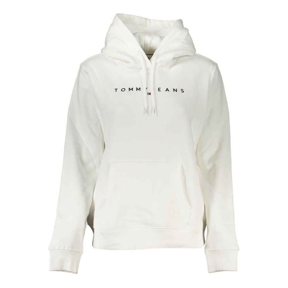 Tommy Hilfiger White Cotton Women Sweatshirt Tommy Hilfiger