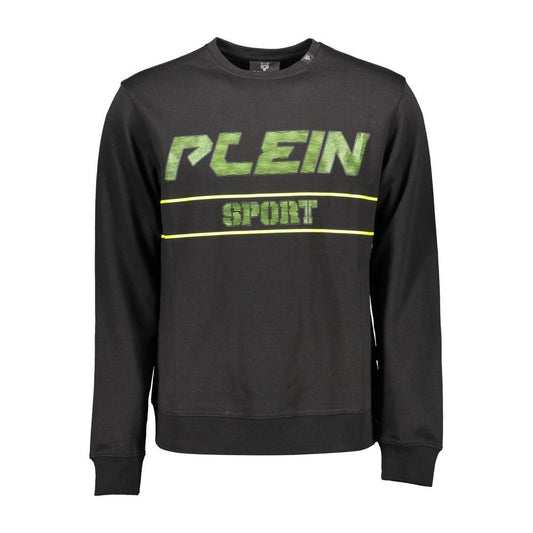 Plein Sport Sleek Long-Sleeve Sweatshirt with Contrast Details Plein Sport