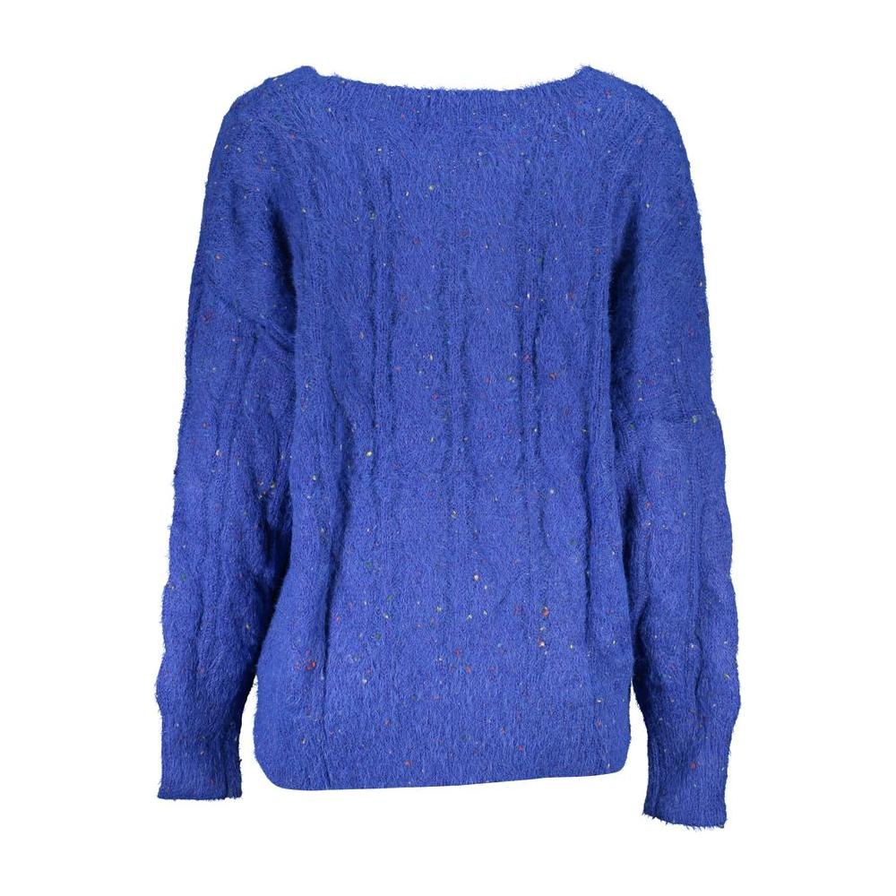 Desigual Vibrant V-Neck Sweater with Contrasting Details Desigual