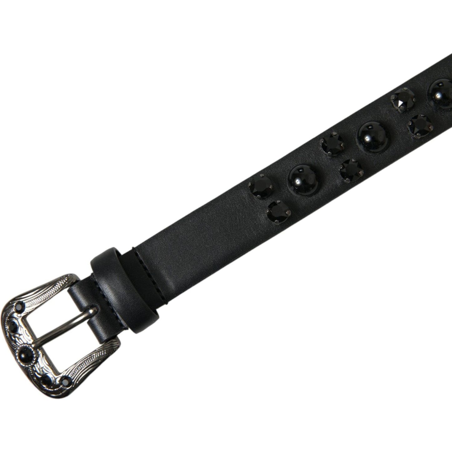 Dolce & Gabbana Engraved Logo Leather Waist Belt Dolce & Gabbana