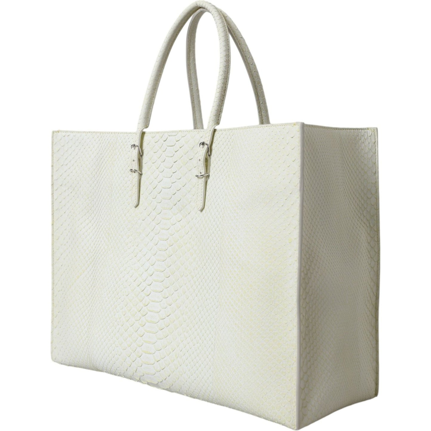 Balenciaga White Yellow Exotic Skin Leather Shopping Tote PAPIER Bag Balenciaga