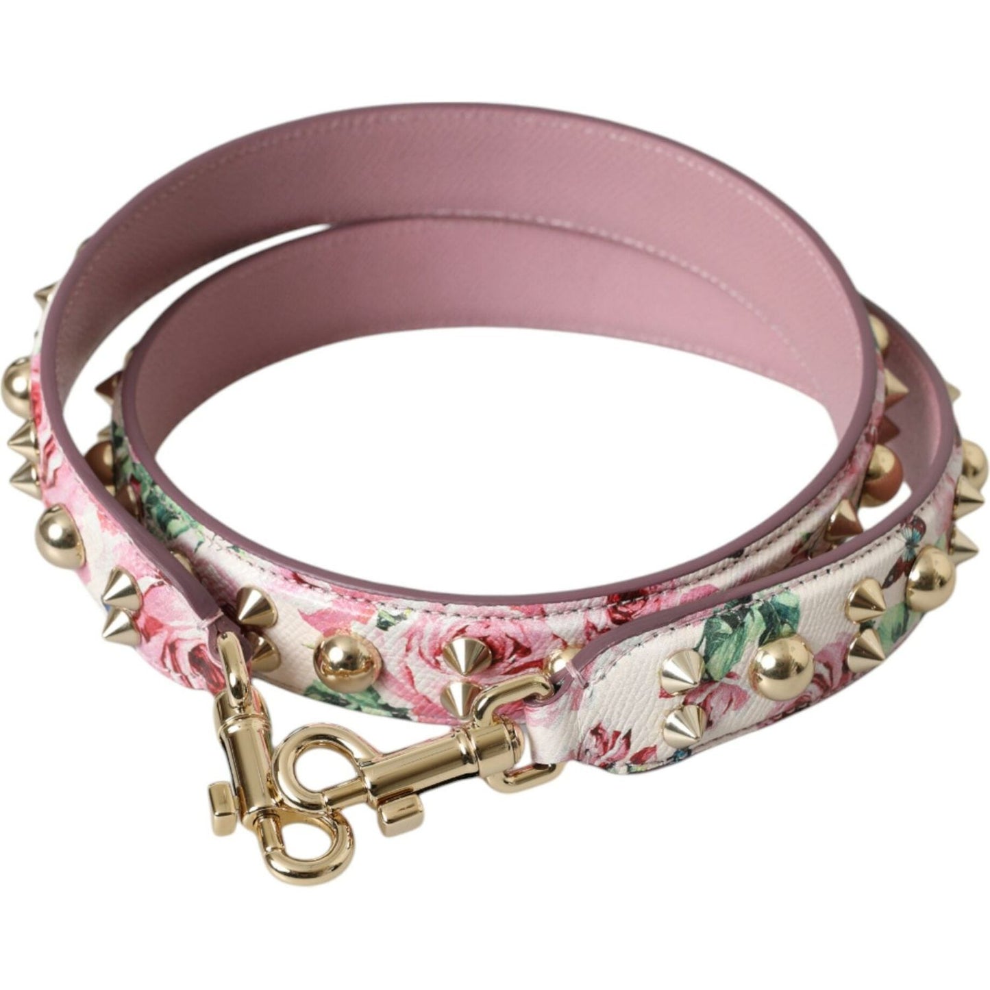 Dolce & Gabbana Pink Floral Handbag Accessory Shoulder Strap Dolce & Gabbana