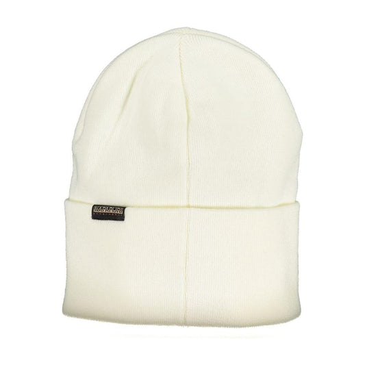 Napapijri White Acrylic Hats & Cap Napapijri