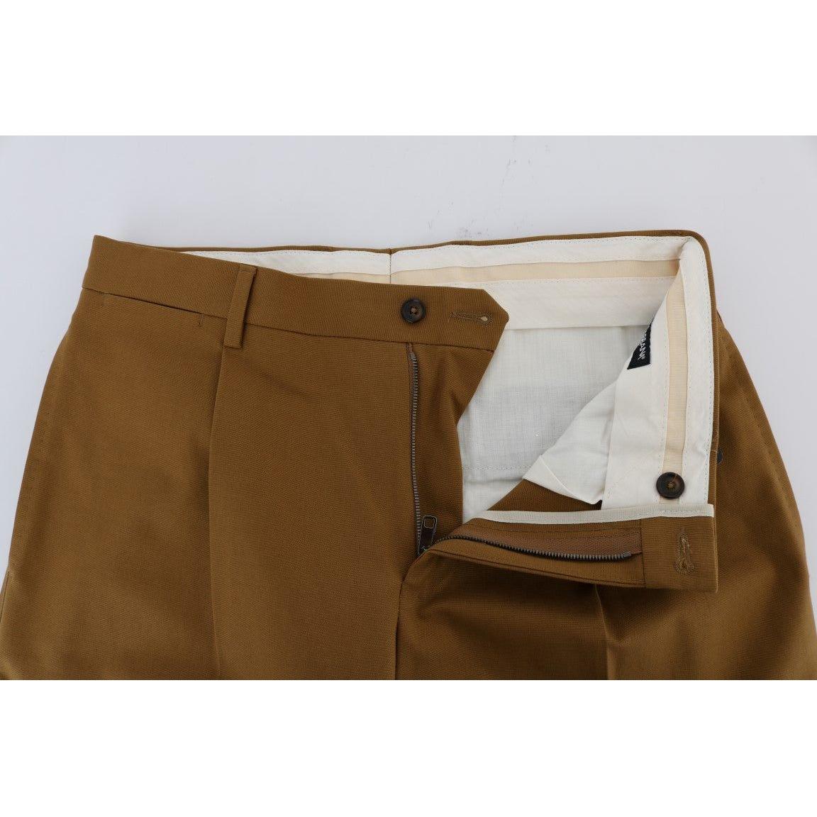 Dolce & Gabbana Elegant Brown Formal Trousers for Men Dolce & Gabbana