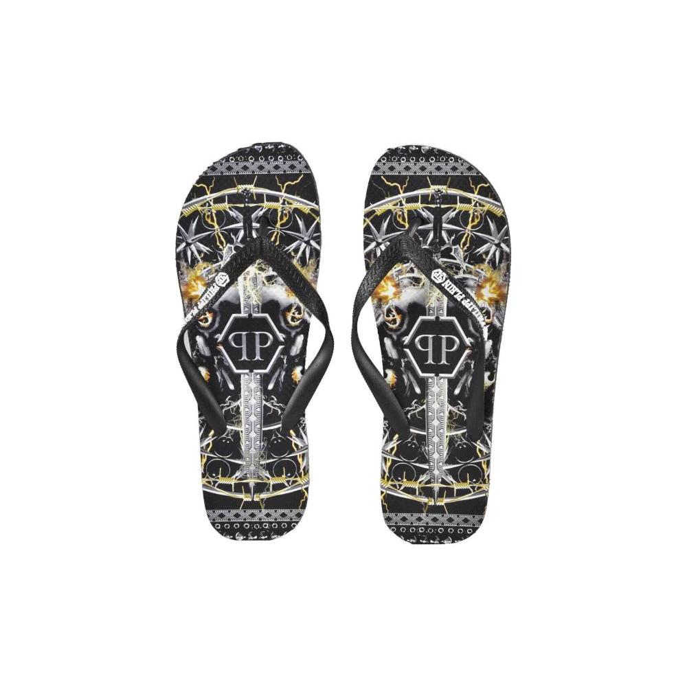 Philipp Plein Multicolor Polyester Women Sandal Philipp Plein