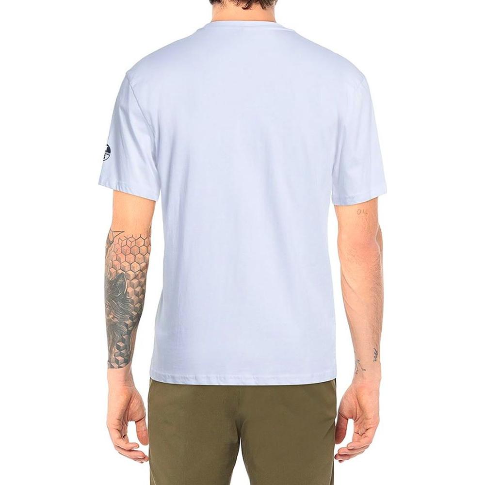 North Sails Pristine White Rubber Logo Tee North Sails