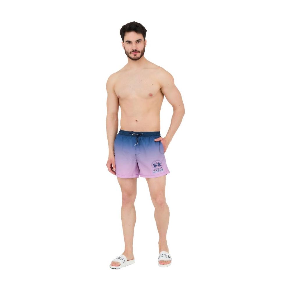 La Martina Multicolor Polyester Men Swim Trunk La Martina