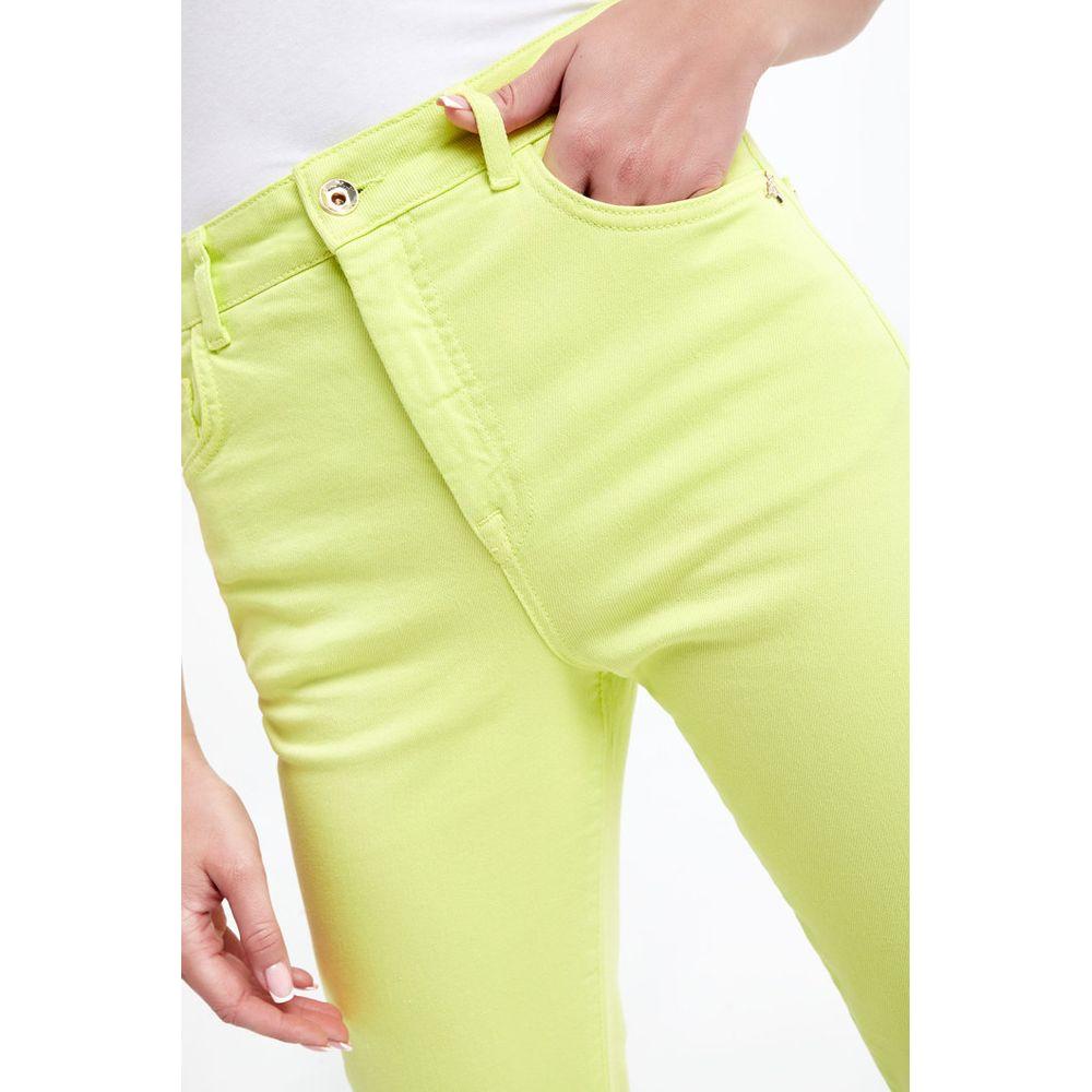 Patrizia Pepe Chic High-Waisted Lime Trousers Patrizia Pepe