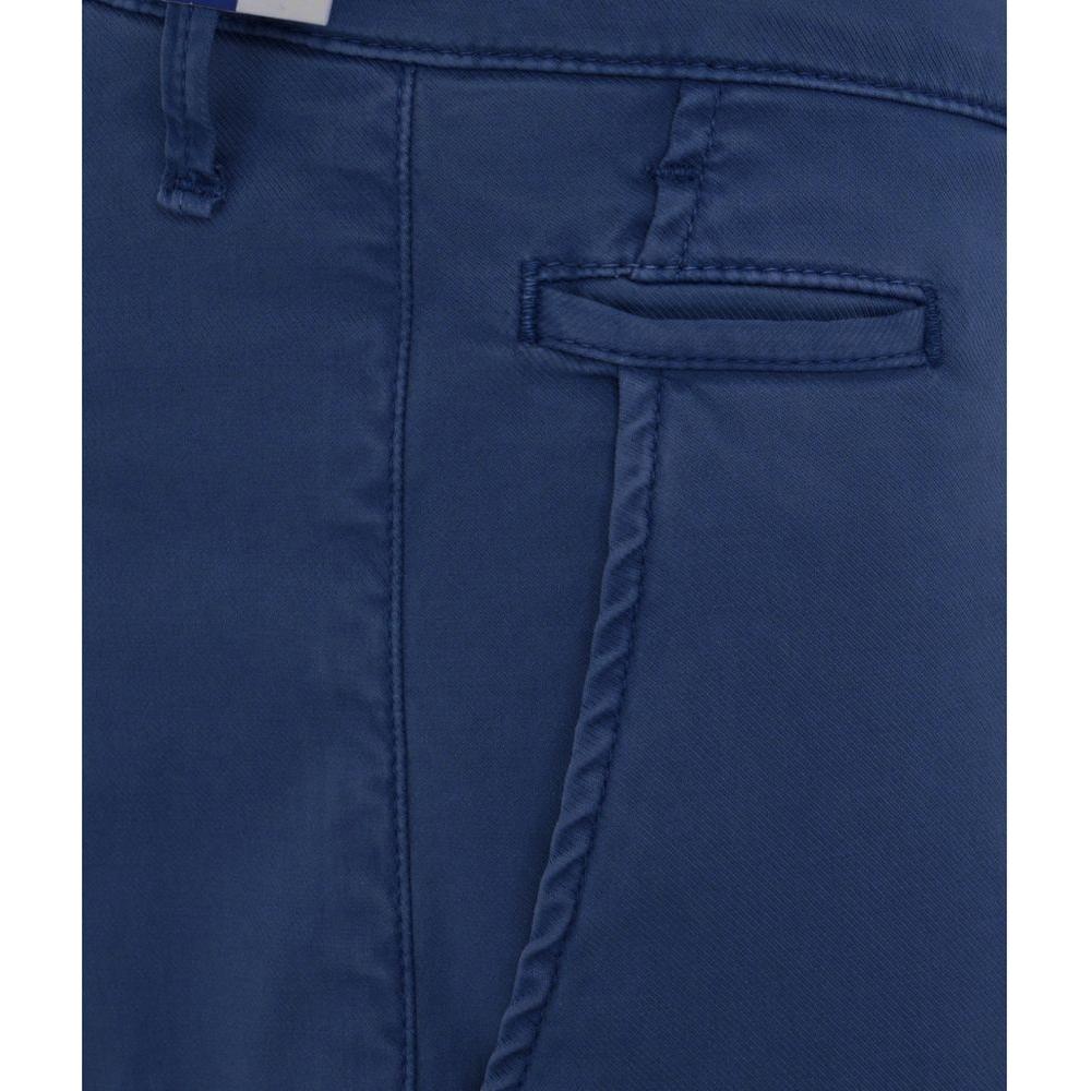 Jacob Cohen Elegant Slim Fit Chino Trousers in Blue Jacob Cohen