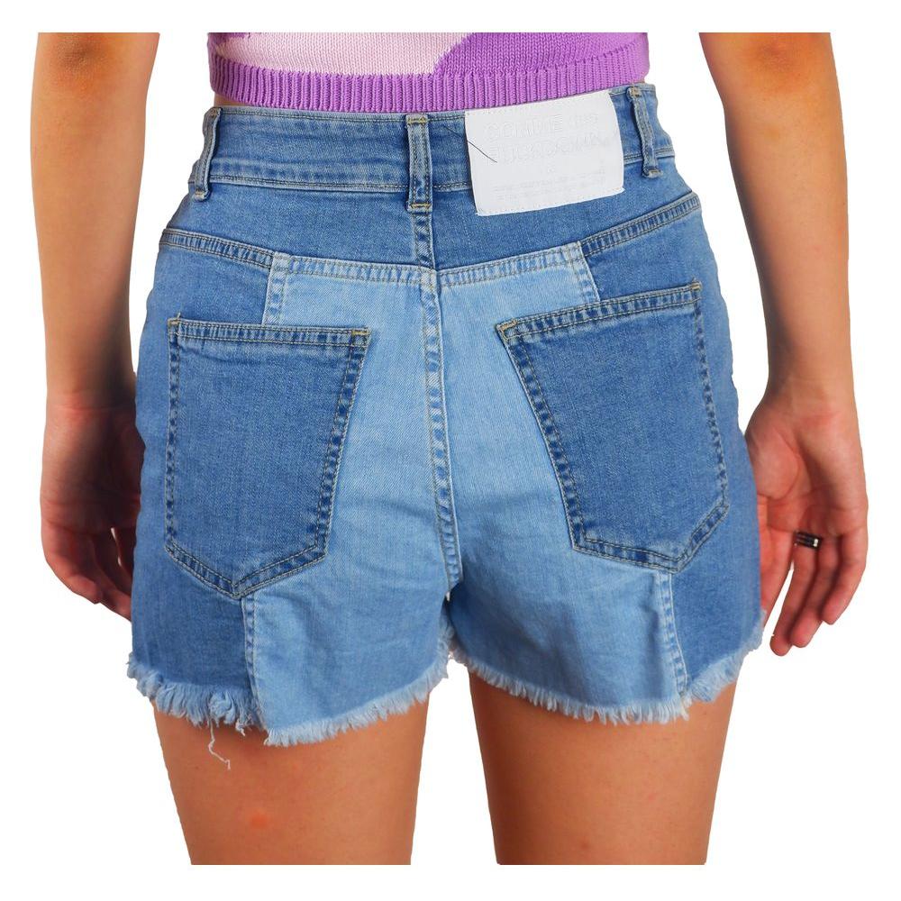 Comme Des Fuckdown Chic Raw Hem Denim Shorts Comme Des Fuckdown