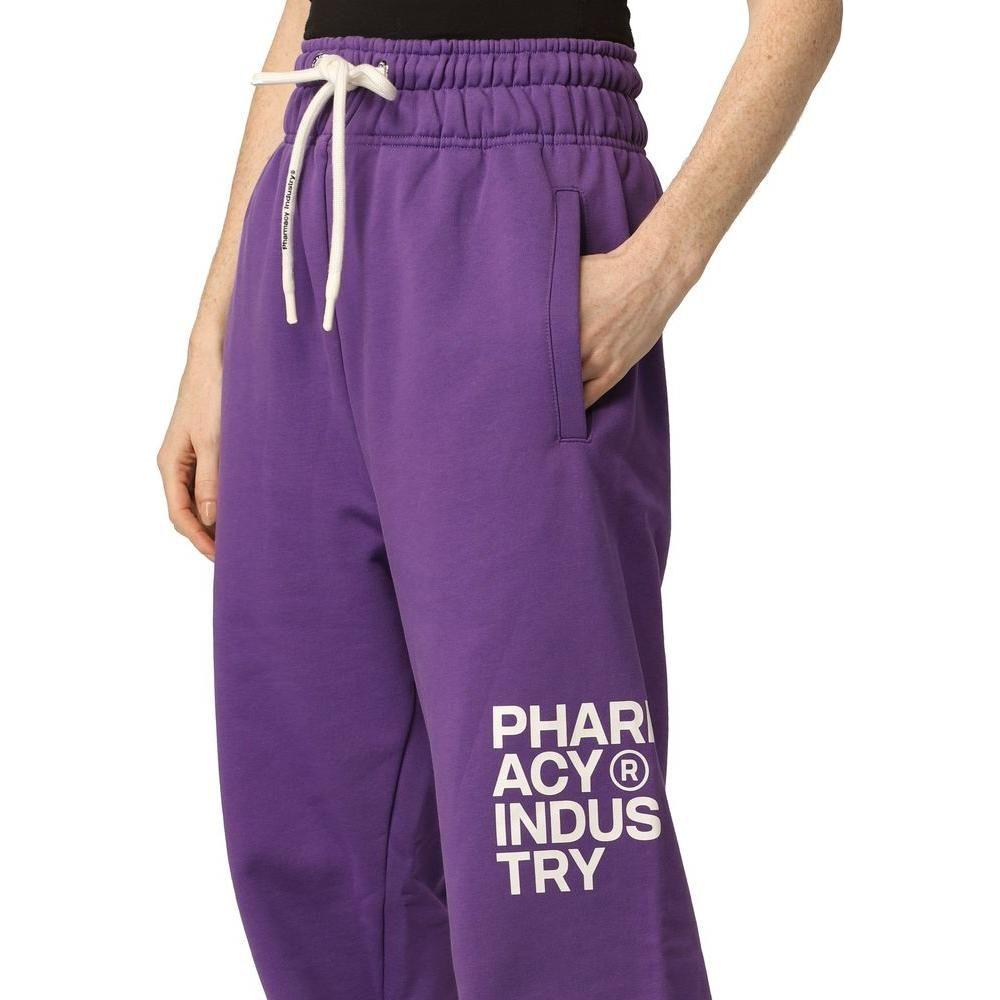 Pharmacy Industry Purple Cotton Women Pant Pharmacy Industry