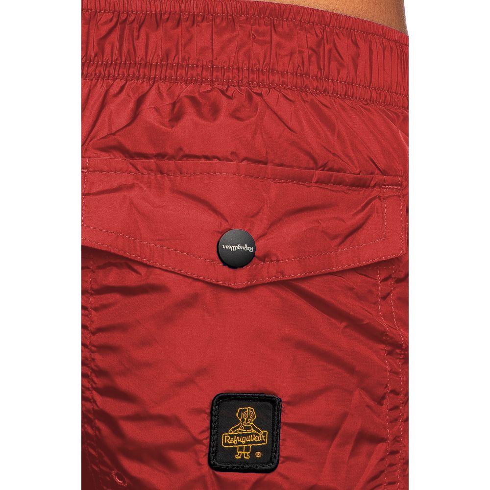 Refrigiwear Red Nylon Men Swimwear Refrigiwear