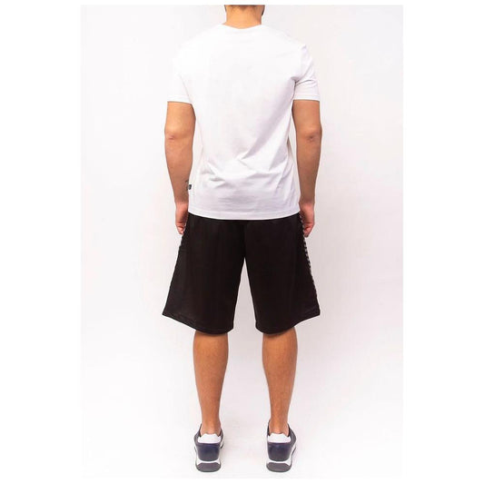 Bikkembergs Sleek Anniversary Striped Bermuda Shorts Bikkembergs