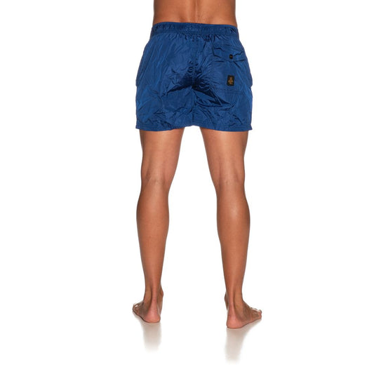 Refrigiwear Blue Nylon Men's Swimsuit Refrigiwear