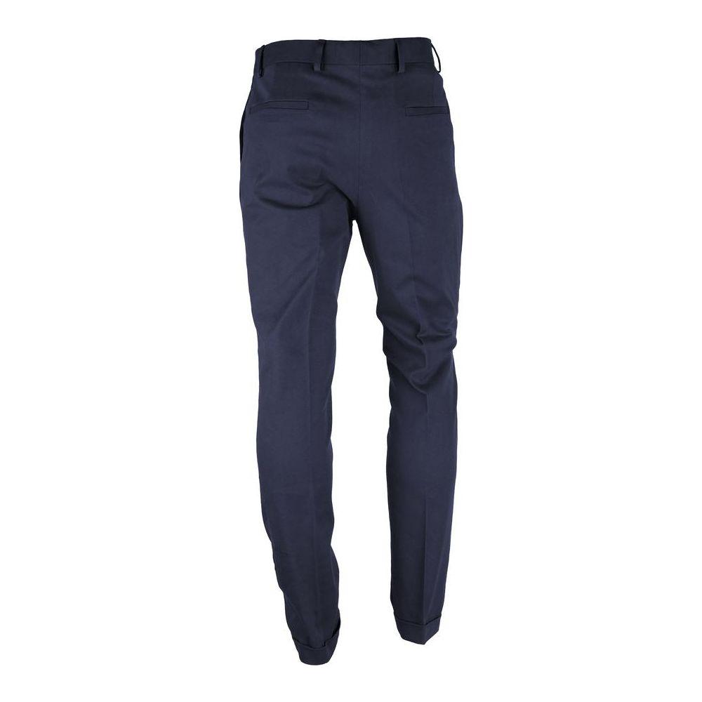 Made in Italy Elegant Wool Blend Milano Men's Trousers Made in Italy