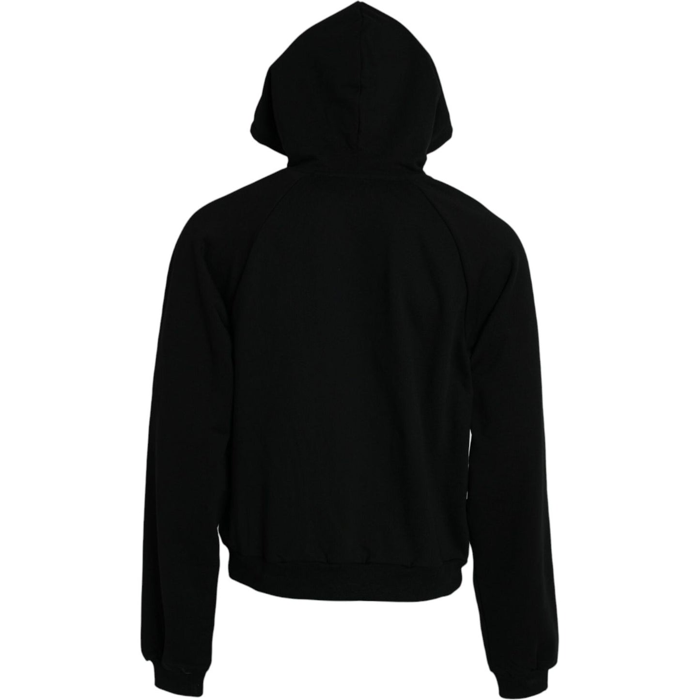 Balenciaga Black Cotton Logo Hooded Pullover Sweatshirt Sweater Balenciaga