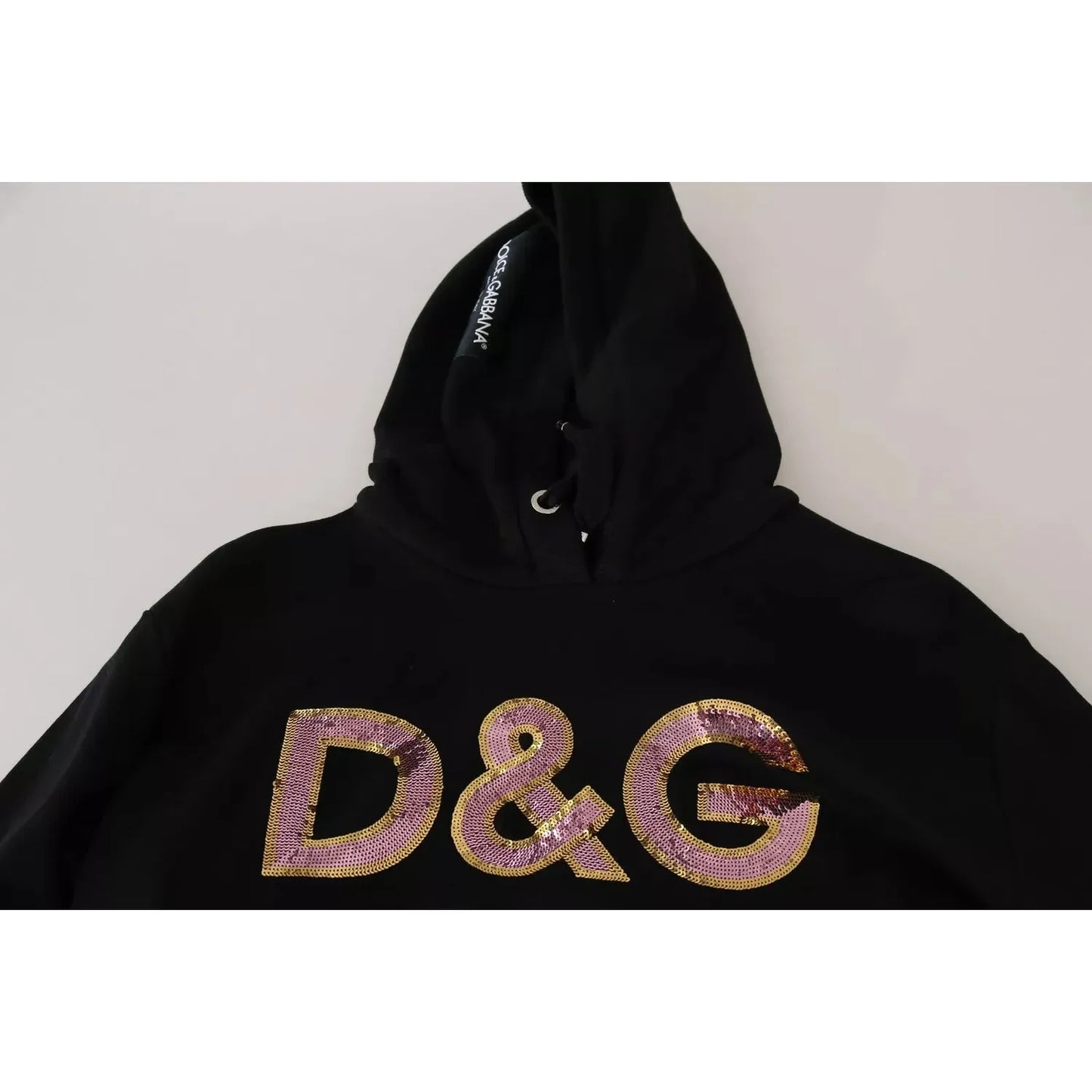 Dolce & Gabbana DG Sequined Hooded Pullover Sweater Dolce & Gabbana