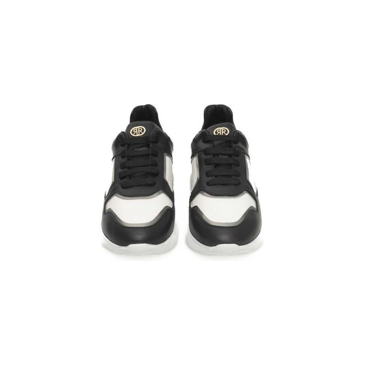 Cerruti 1881 Black Leather Women Sneaker Cerruti 1881