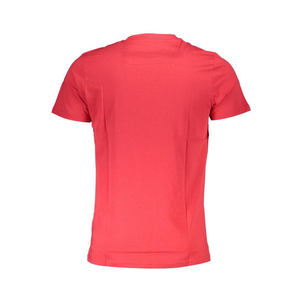 Cavalli Class Red Cotton T-Shirt Cavalli Class