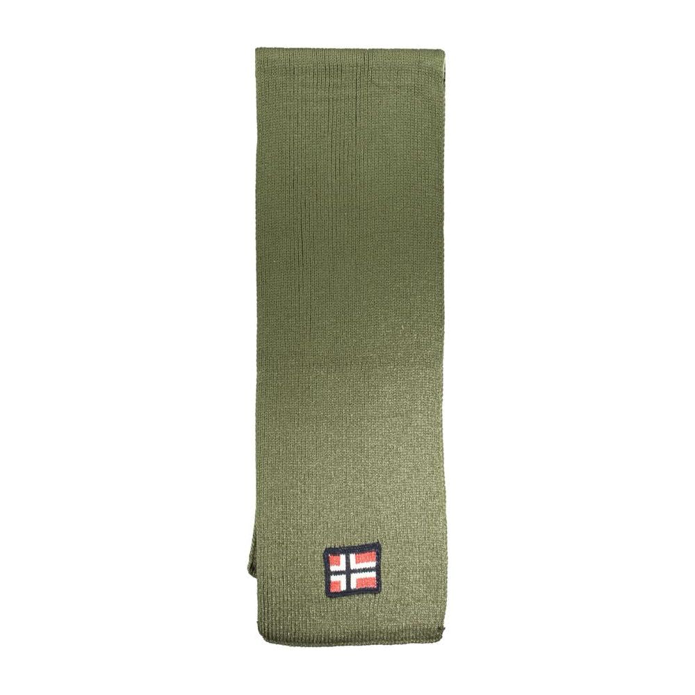 Norway 1963 Green Acrylic Scarf Norway 1963