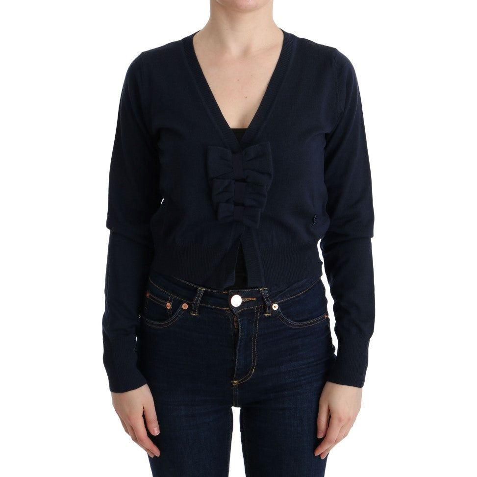 MARGHI LO' Blue Wool Blouse Sweater