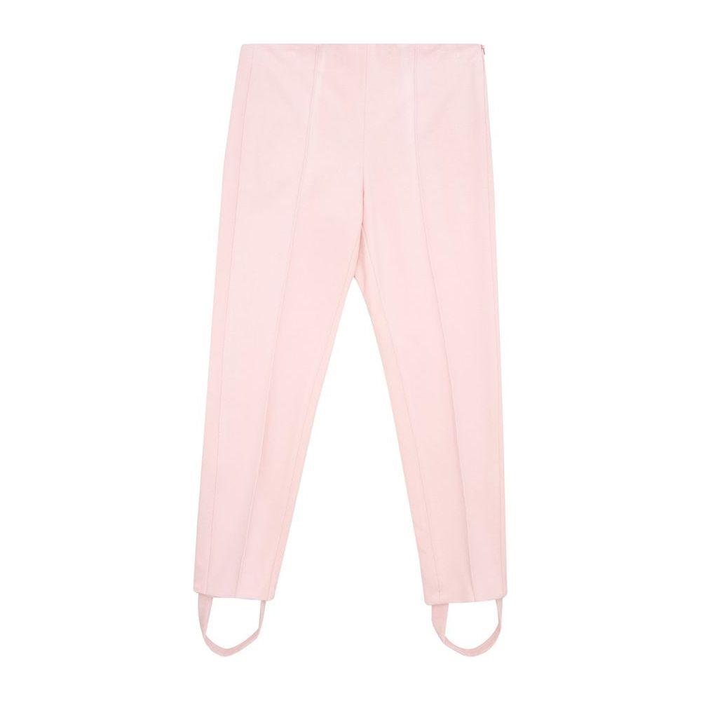 Lardini Elegant Pink Viscose Pants for Chic Style Lardini