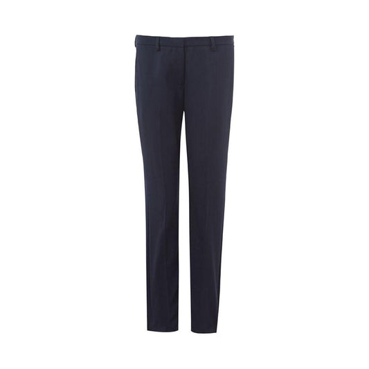 Lardini Elegant Blue Wool Pants for Women Lardini