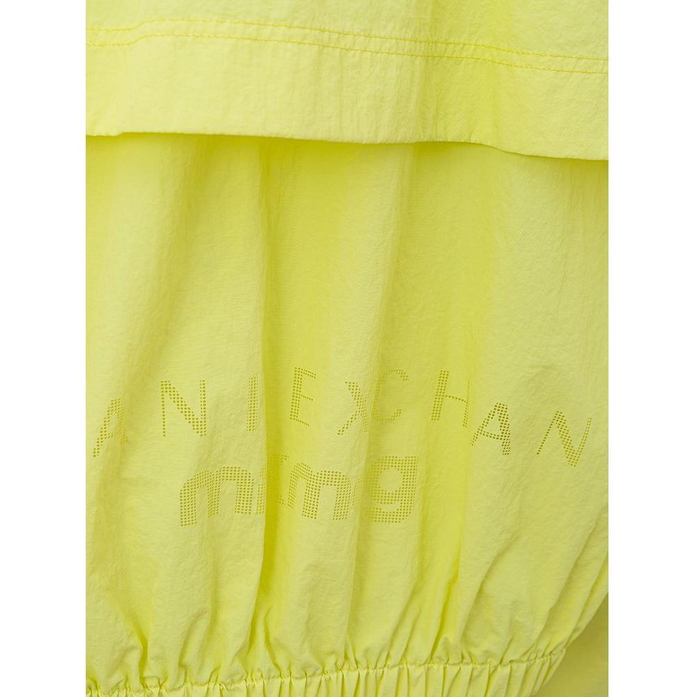 Armani Exchange Chic Yellow Polyamide Jacket for Women Armani Exchange