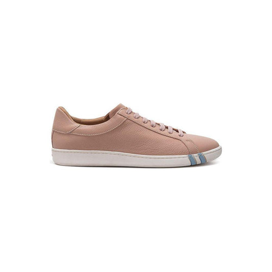 Bally Elegant Pink Leather Sneakers Bally