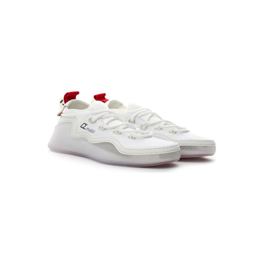 Christian Louboutin White Leather Sneaker Christian Louboutin