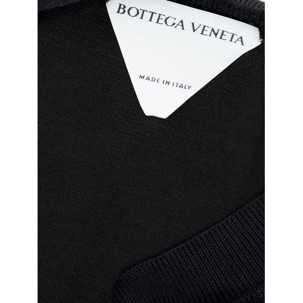 Bottega Veneta Black Cashmere Tops & T-Shirt Bottega Veneta