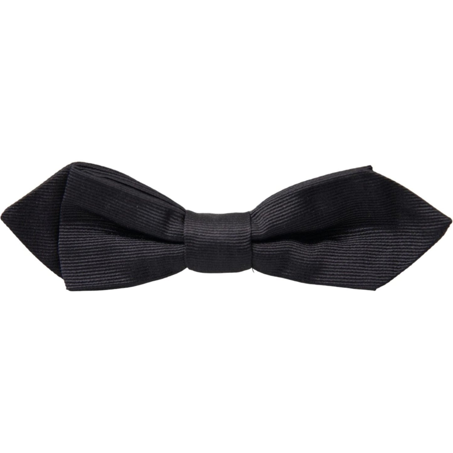 Dolce & Gabbana Black Silk Adjustable Neck Men Bow Tie Dolce & Gabbana