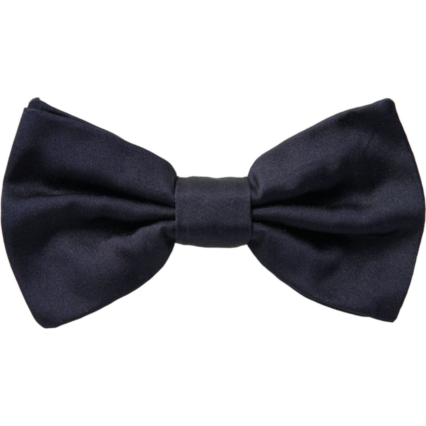 Dolce & Gabbana Dark Blue Silk Adjustable Neck Men Bow Tie Dolce & Gabbana