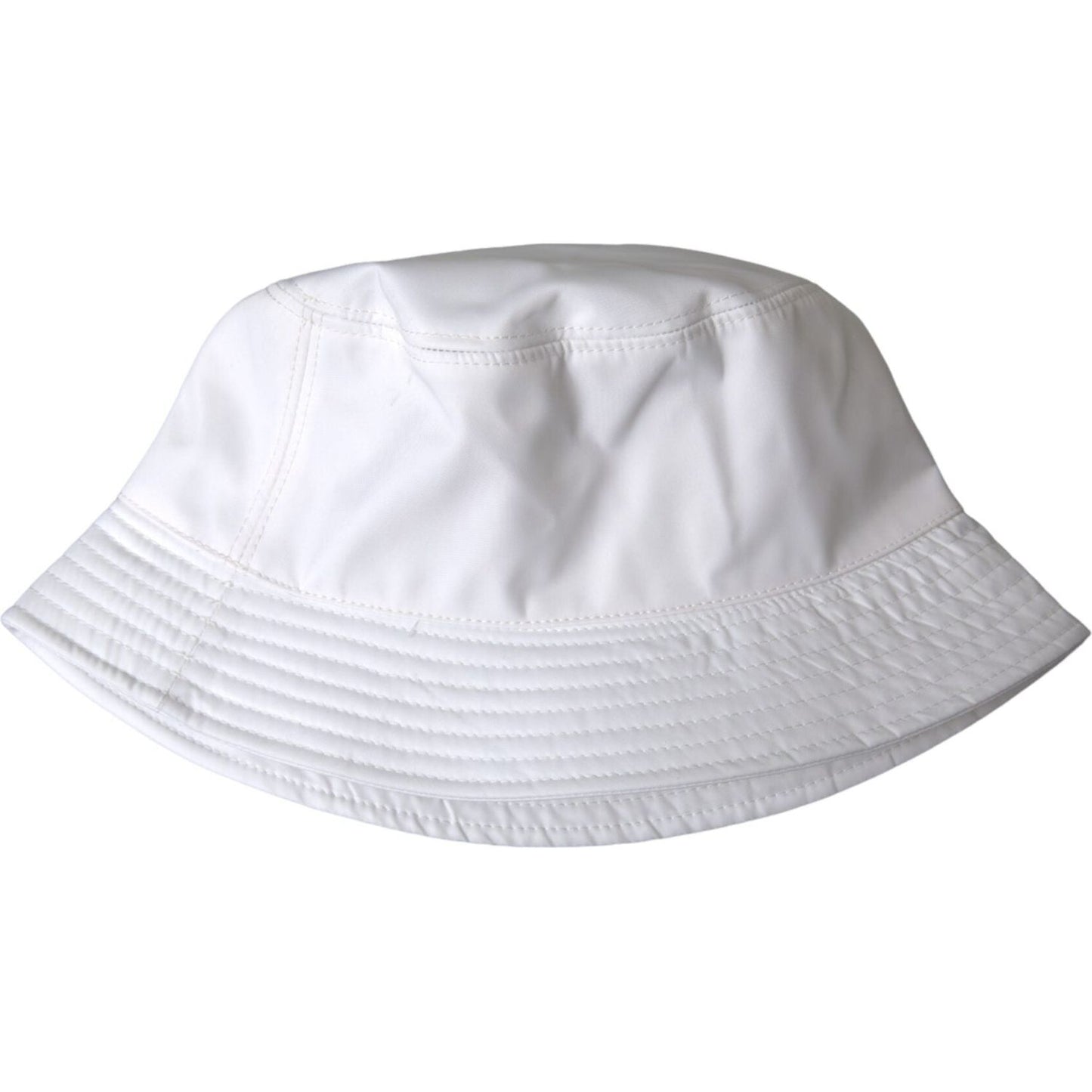 Dolce & Gabbana White Cotton Cap Bucket Capello Hat Men Dolce & Gabbana